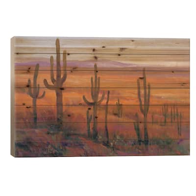 Desert Light I Print On Wood by Tim OToole - Multi-Color