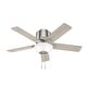 preview thumbnail 14 of 21, Hunter 44" Fitzgerald Low Profile Ceiling Fan with LED Light Kit and Pull Chain