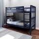Max and Lily Twin over Twin Bunk Bed - Blue