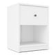 preview thumbnail 1 of 18, Porch & Den Zoe 1-drawer Nightstand White
