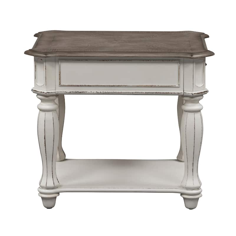 Magnolia Manor Antique White 3 Piece Set (1-Cocktail 2-End Tables)