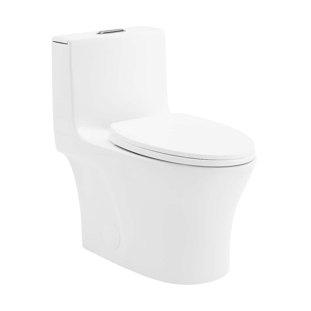 Neuilly Ii One Piece Elongated Toilet Dual Flush 1.1/1.6 Gpf - 28.75" x 15.35" 27.95"