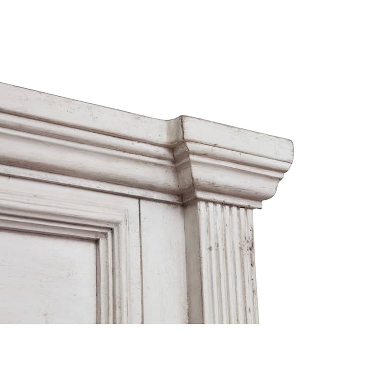 Bristow Antique White Panel Headboard