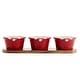 preview thumbnail 2 of 3, Pfaltzgraff Winterberry Santa Dip Bowl and Tray Set, 10 Inch