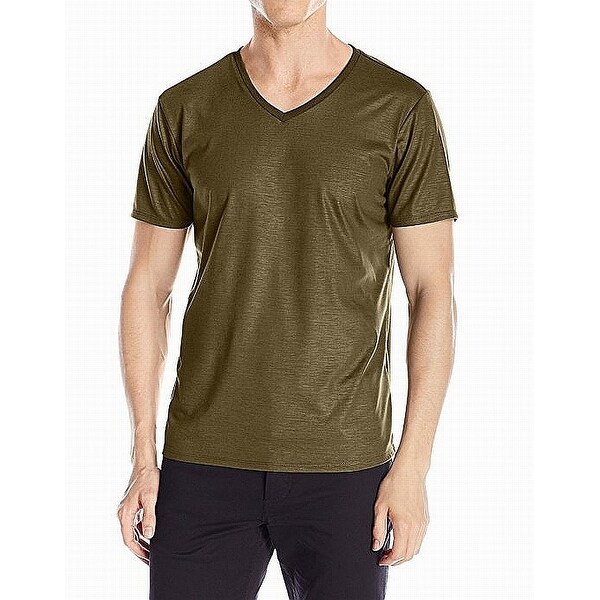 guess men's v neck t shirts