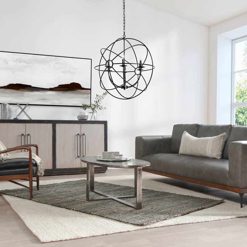 Voltaire 6-Bulb Chandelier by Kosas Home - 30x30