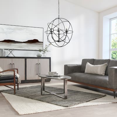 Voltaire 6-Bulb Chandelier by Kosas Home - 30x30