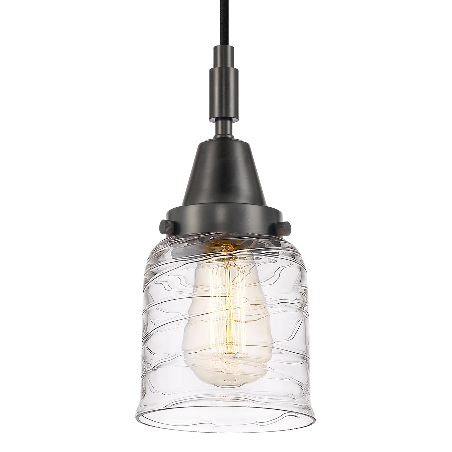 Innovations Lighting 447-1P-G513 Bell 5" Wide Mini Pendant with Clear