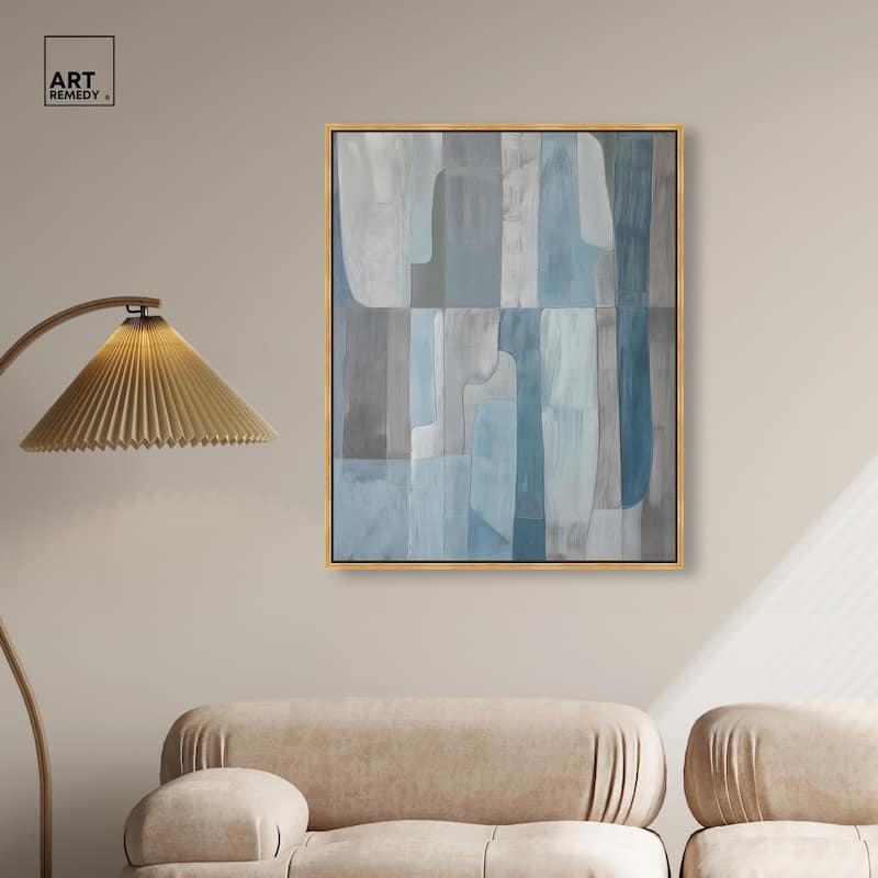 Tessellated Tones II Canvas by Art Remedy