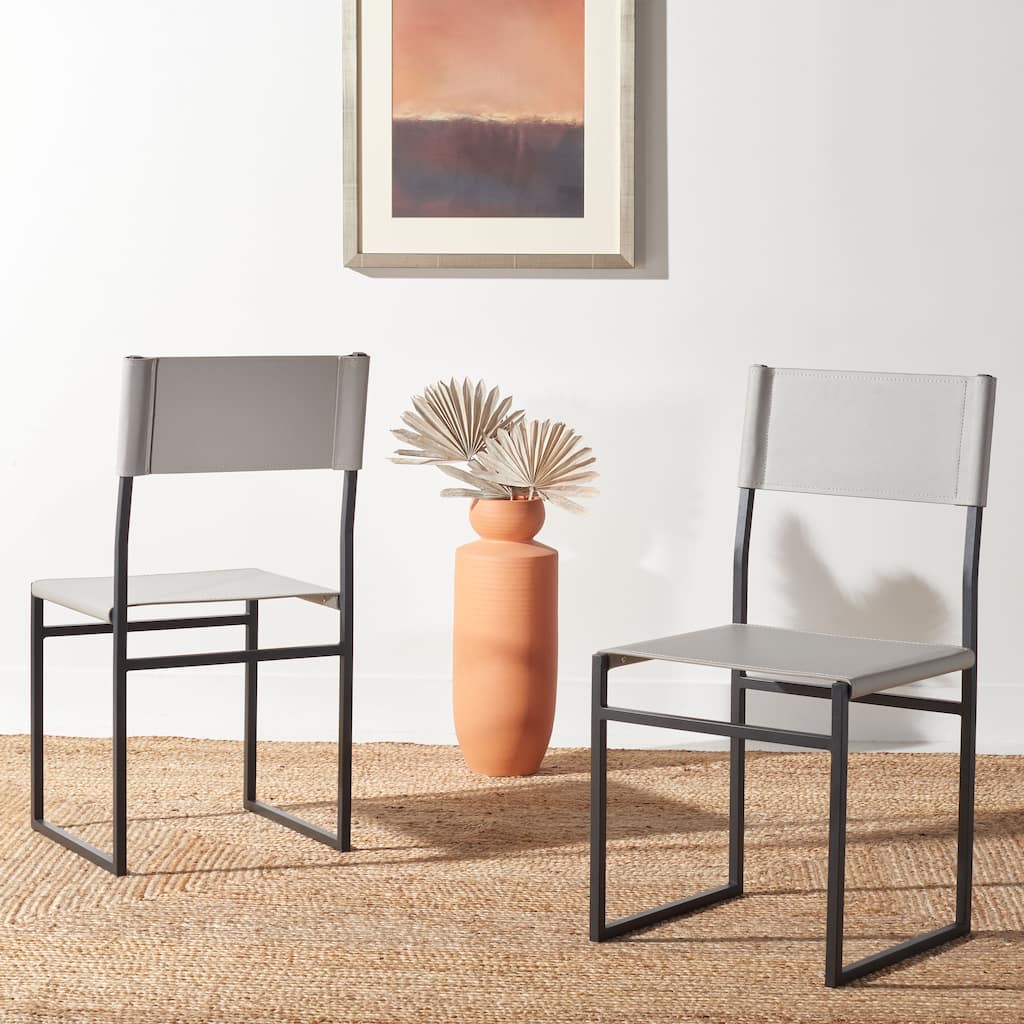 SAFAVIEH Daphne Dining Room Chair (Set of 2) - 18" W x 18.8" L x 35" H - 18Wx19Dx35H