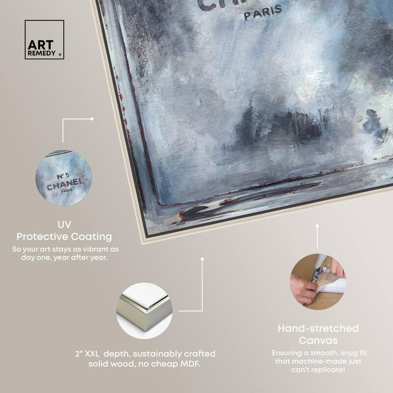 Doll Memories - Grey Perfume Canvas by Art Remedy