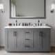 Option Dark Gray / White Quartz Top / Matte Black