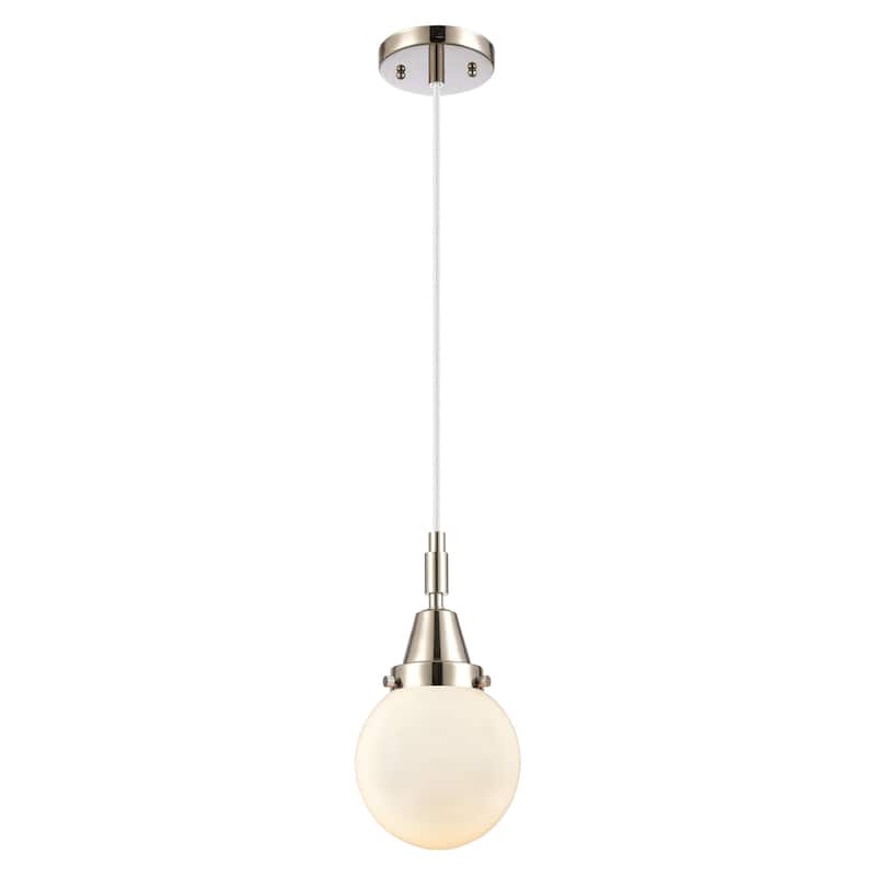 Innovations Lighting 447-1P-G201-6 Beacon 6" Wide Mini Pendant with