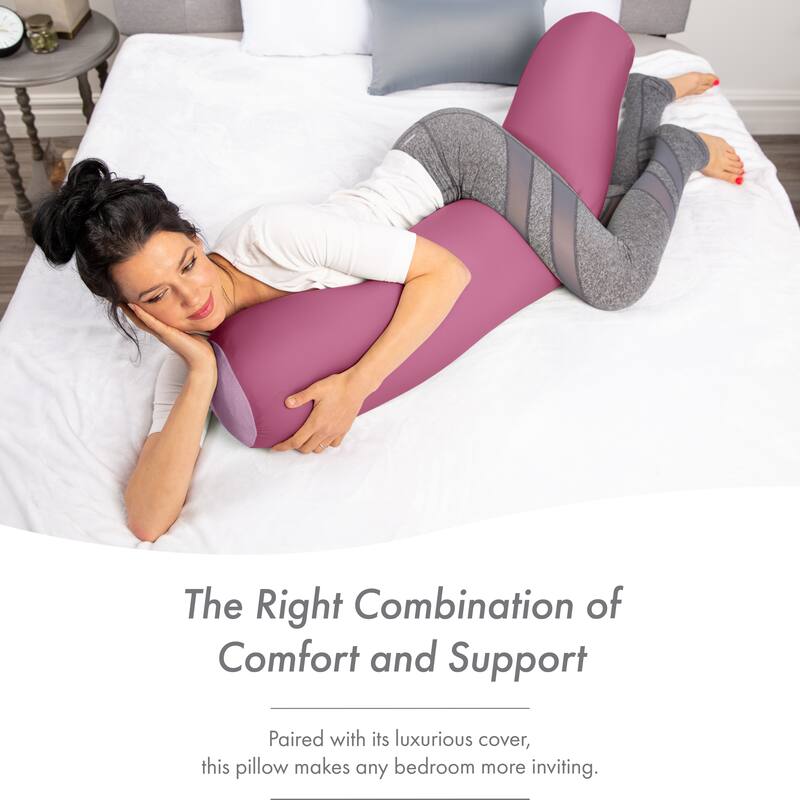Cover Only - Body Pillowcase - Spandex/Nylon Blend for Silky Touch
