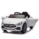 preview thumbnail 73 of 78, Kids 12V Mercedes-Benz CLS 350 Ride-On Car with Volume Control, LED Lights, and Personalization Stickers