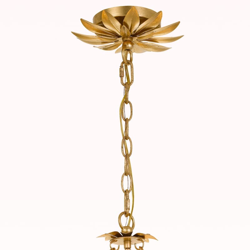Crystorama Lighting Group Broche 6 Light 24" Wide Wrought Iron Drum