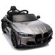 preview thumbnail 7 of 58, BMW M4 12v Kids ride on Painting toy car 2.4G W/Parents Remote Control,Three speed adjustable,Rear wheel shock absorption White