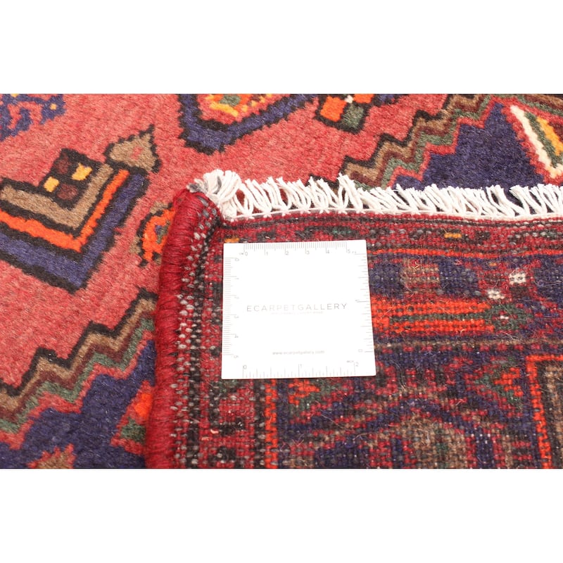 ECARPETGALLERY Hand-knotted Andelz Red Wool Rug - 4'3 x 6'8