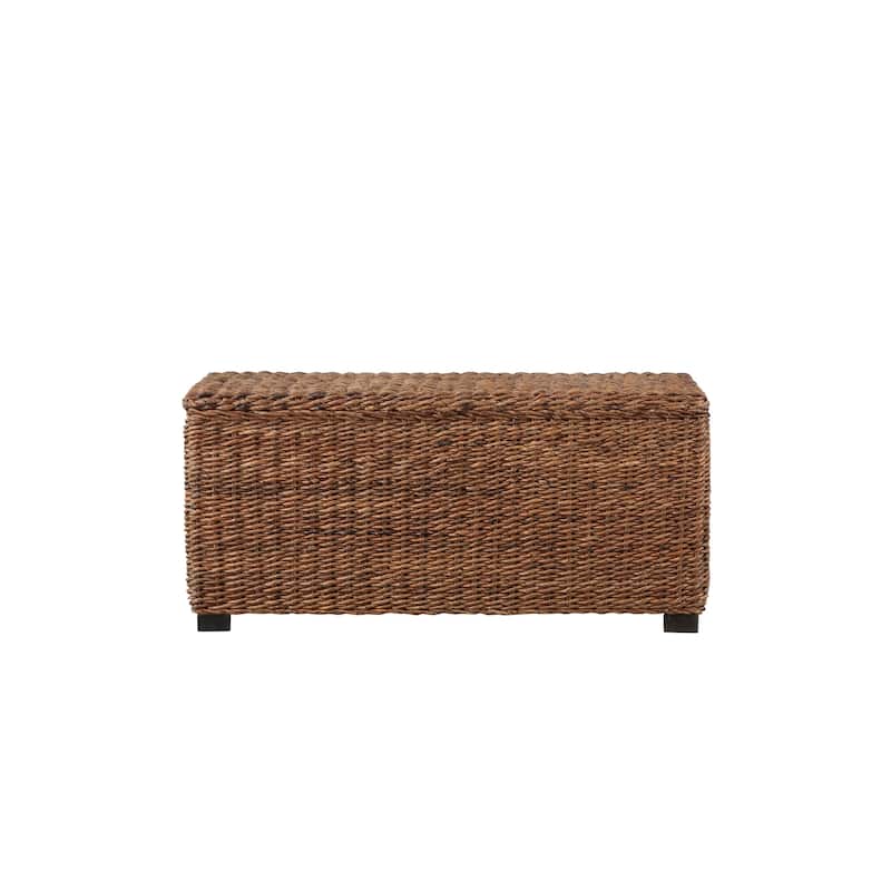 Caswell Woven Banana Leaf Storage Trunk