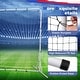 preview thumbnail 17 of 16, Costway Soccer Rebounder Net 12 x 6 FT Portable Football Training - See Details