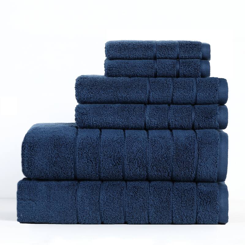 Anne Klein Reverie 6 Piece 100% Cotton Towel Set