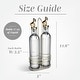 preview thumbnail 70 of 196, COOK WITH COLOR Glass Olive Oil Bottle Dispenser - 2 Pack- 17oz Oil and Vinegar Carafe Decanter
