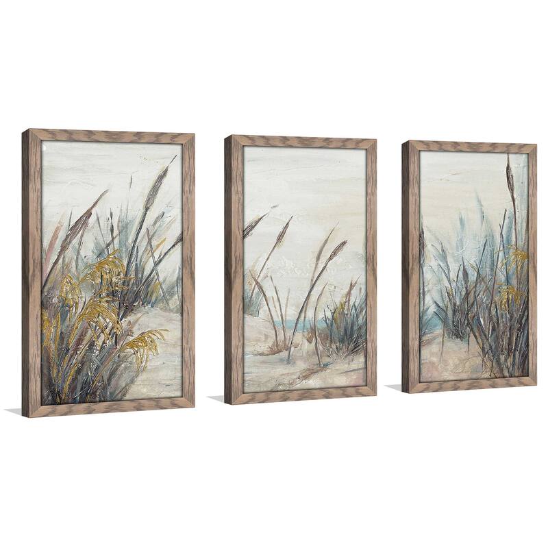 "Tall Beach Grass" 3 Piece Print on Acrylic