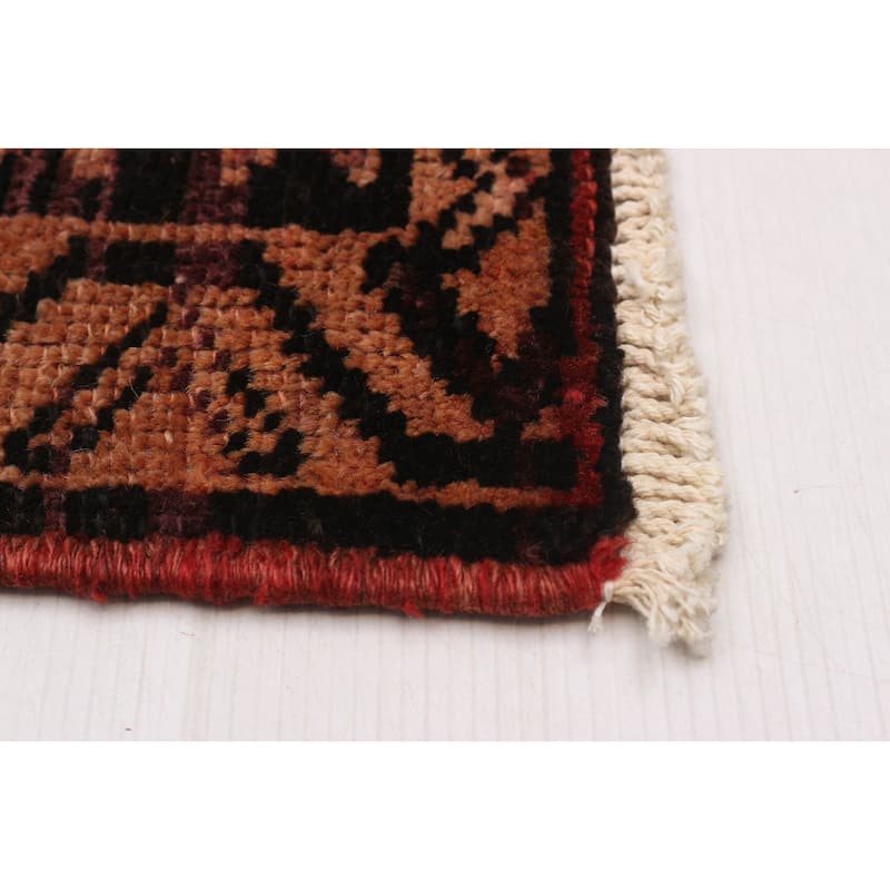 ECARPETGALLERY Hand-knotted Melis Vintage Red Wool Rug - 5'1 x 8'3