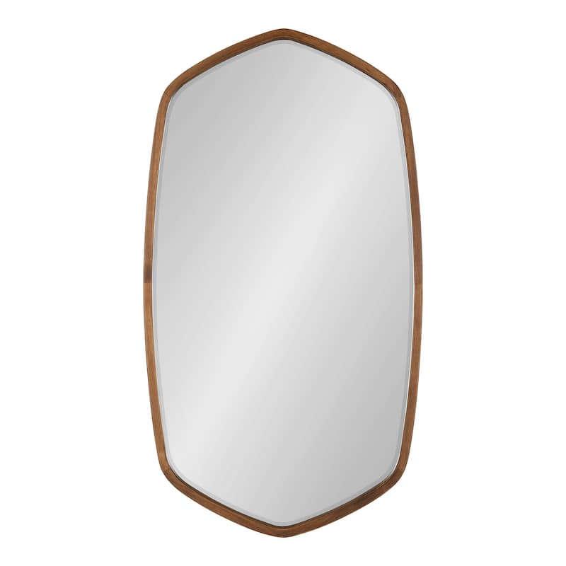Kate and Laurel McLean Oval Wood Framed Mirror
