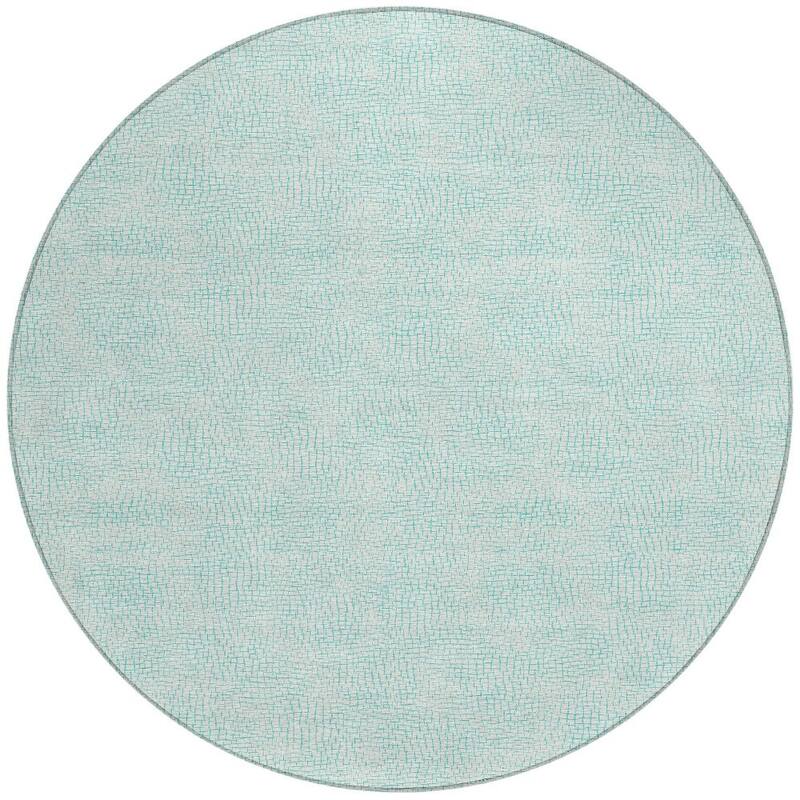HomeRoots Geometric Transitional Rectangle Outdoor Rug