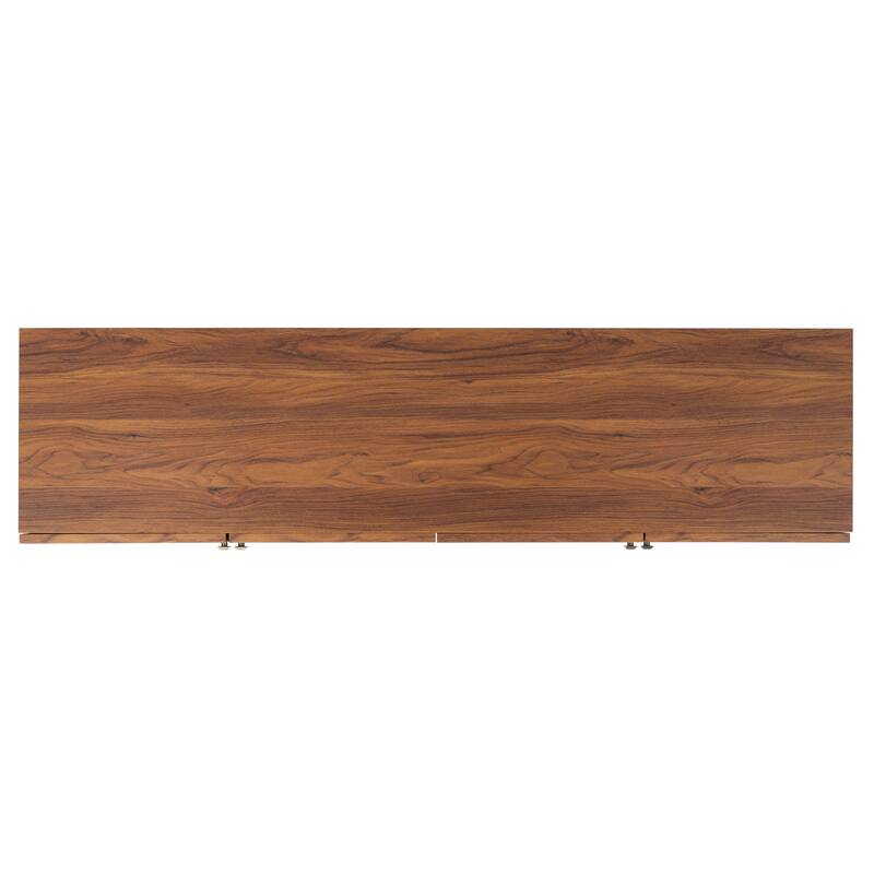 SAFAVIEH Micaela 63-inch 4-Door Storage Media TV Stand - 63.1" W x 16.3" D x 31.7" H - 63Wx16Dx32H
