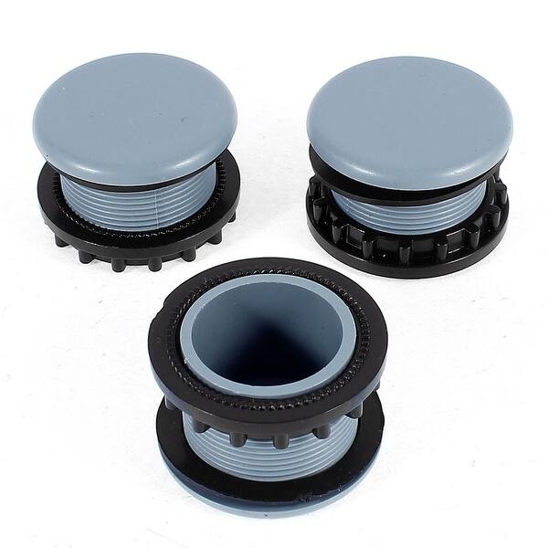 Unique Bargains 3 Pieces Gray Plastic Push Button Switch 22mm Mount ...