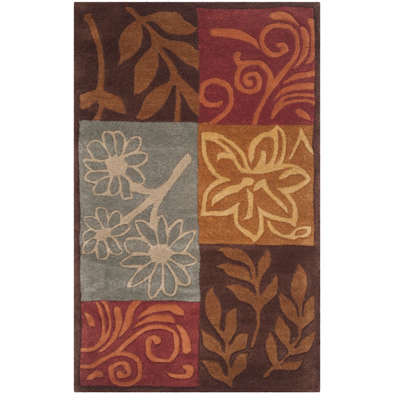 SAFAVIEH Handmade Bella Thuan Modern Floral Wool Rug