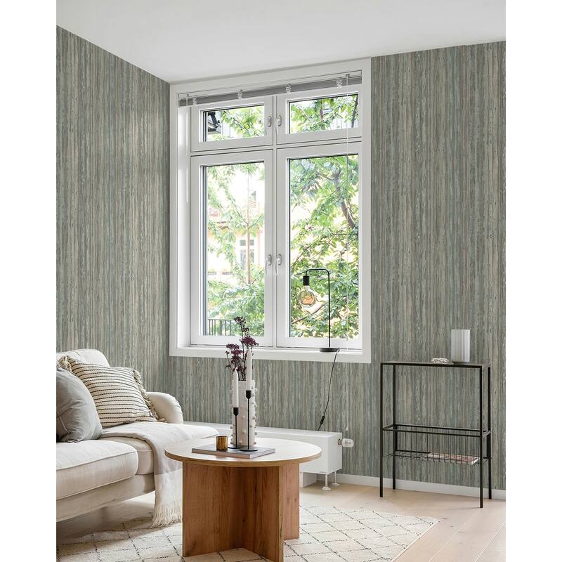 Seabrook Designs Senna Faux Bark Unpasted Wallpaper