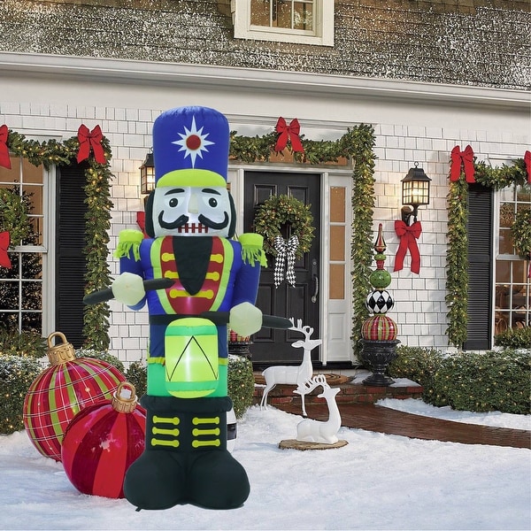 CHRISTMAS SANTA  NUTCRACKER DRUMMER HUGE 20 FEET TALL  AIRBLOWN INFLATABLE 