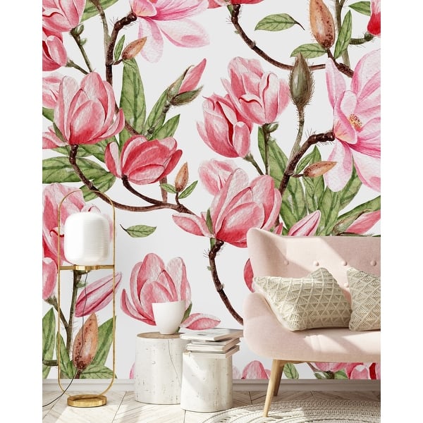 Magnolia Peel And Stick Wallpaper