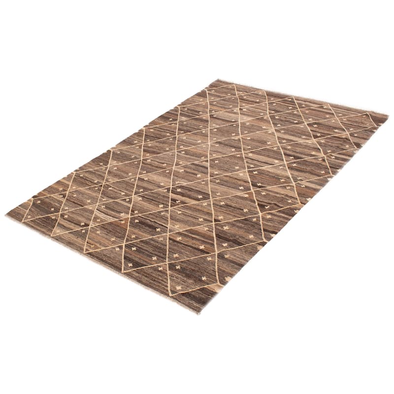 Sivas Brown Kilim 6'11" x 9'11" - 6'11 x 9'11