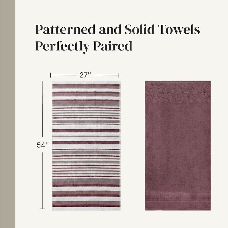 Modern Threads Pax 6-Piece Yarn Dyed 100-Percent Cotton Towel Set