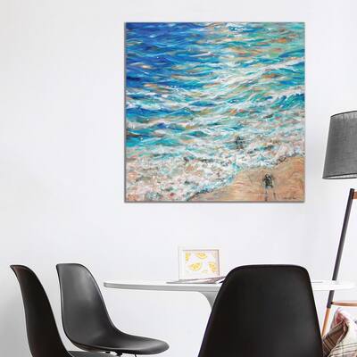 iCanvas "Sea Turtles Scurry" by Linda Olsen Canvas Print