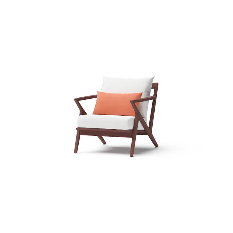 Vaughn 2 Piece Sunbrella Outdoor Patio Club Chairs