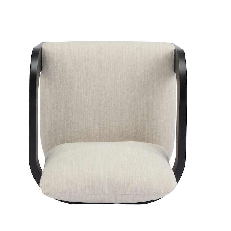 2-Pack Dining Chairs with Pillow Back, Solid Wood Frame