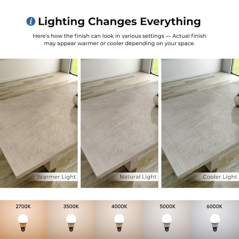 Furniture of America Yetaria Modern Farmhouse 5-Piece Natural Wood Extendable Dining Table Set