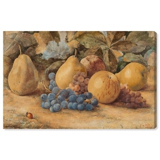 Still Life of Fruit on Ground Canvas Fall Wall Art by Art Remedy