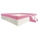 preview thumbnail 22 of 48, Upholstered Floor Bed Fence Bed Slat Platform Bed with Fence and Second Level Ladder, Anti-collision Frame for Kids Toddler