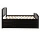preview thumbnail 7 of 17, Twin Size Platform Bed Wood Kids Storage Bed with 6 Storage Drawers and Slatted Frame