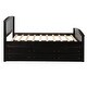preview thumbnail 7 of 21, Twin Solid Pine Storage Bed with 6 Drawers - Sturdy Slat Support