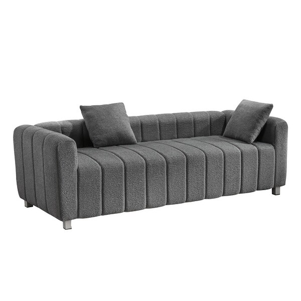 レビュー高評価アイテム特集｜ファッション通販 Teddy Velvet Sofa with Striped Decoration - Bed Bath 財布・ケース・小物入れ