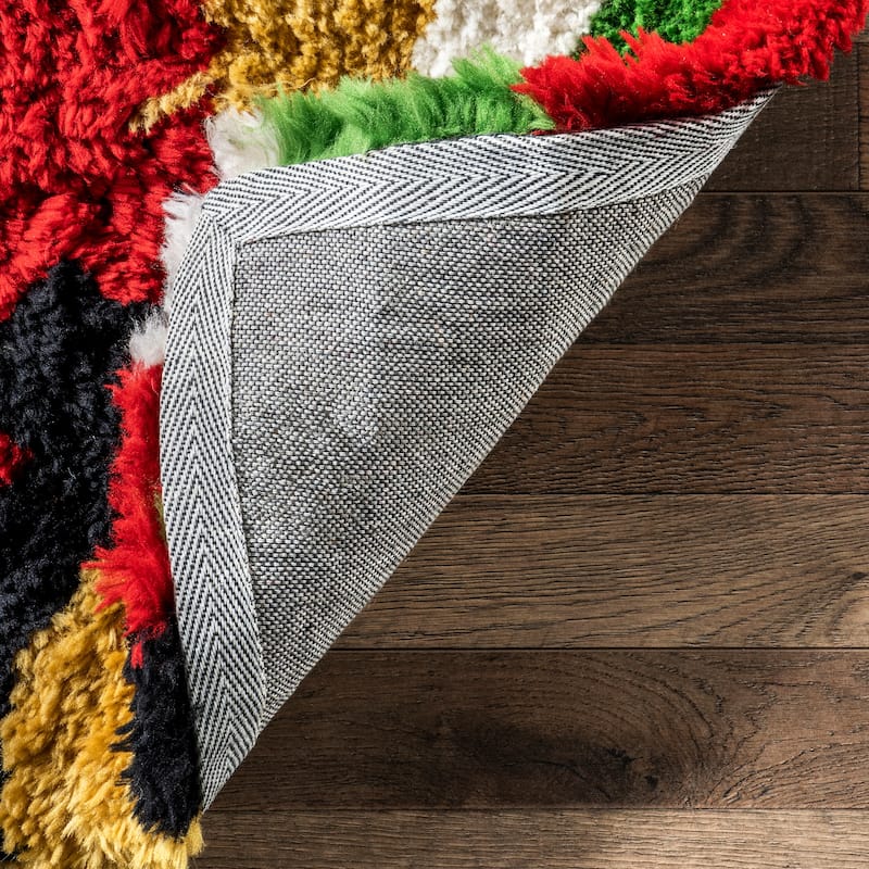 Nuloom Handmade Carnival Abbey Shaggy Area Rug