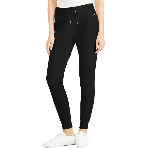 calvin klein velvet joggers
