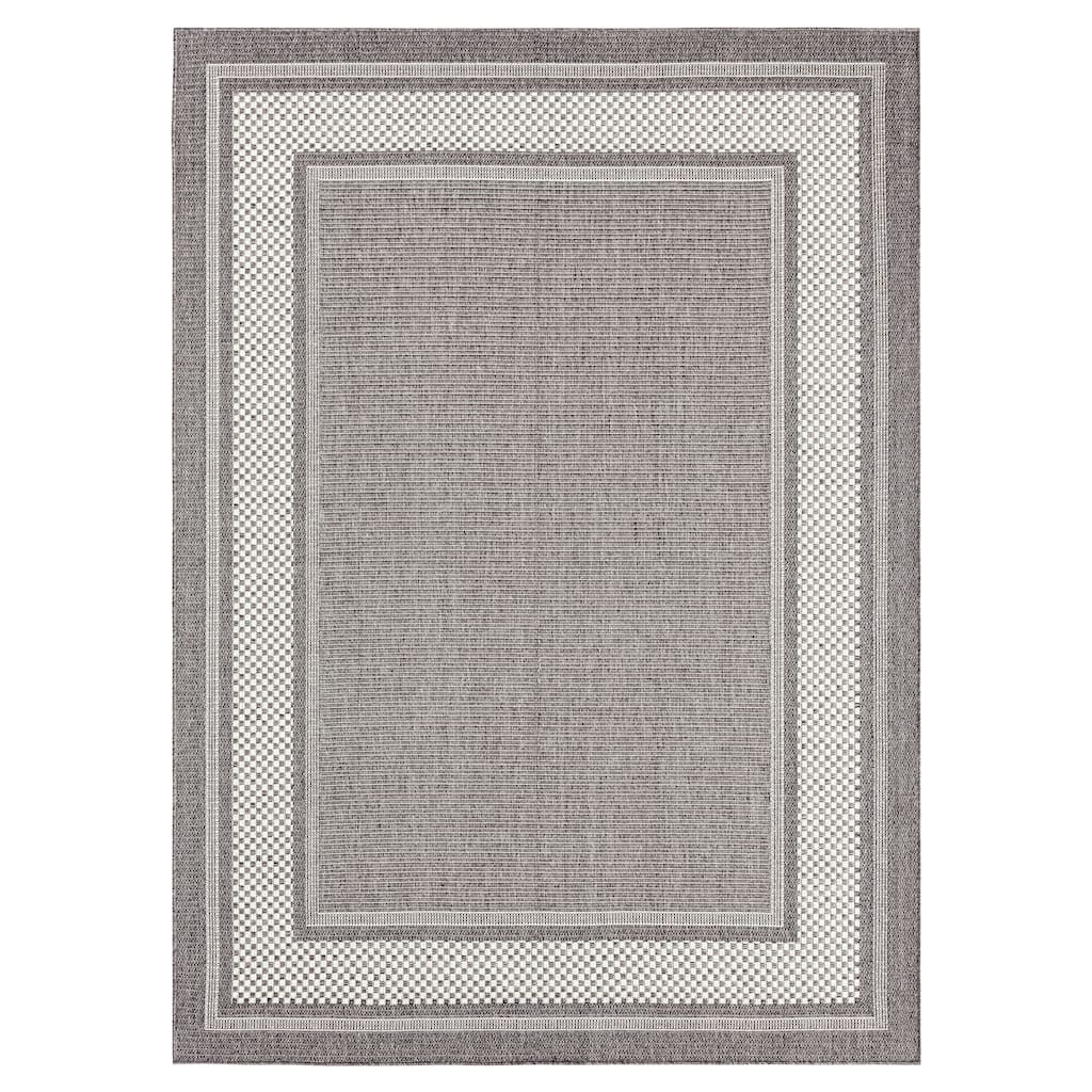 Home Dynamix Tripoli Julie Modern Border Indoor/Outdoor Area Rug